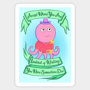 The Midnight Gospel Octopus Sheriff Sticker